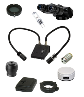 Microscope accessories and parts